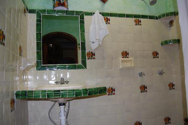 Lavabo en el baño del Maison Tulum