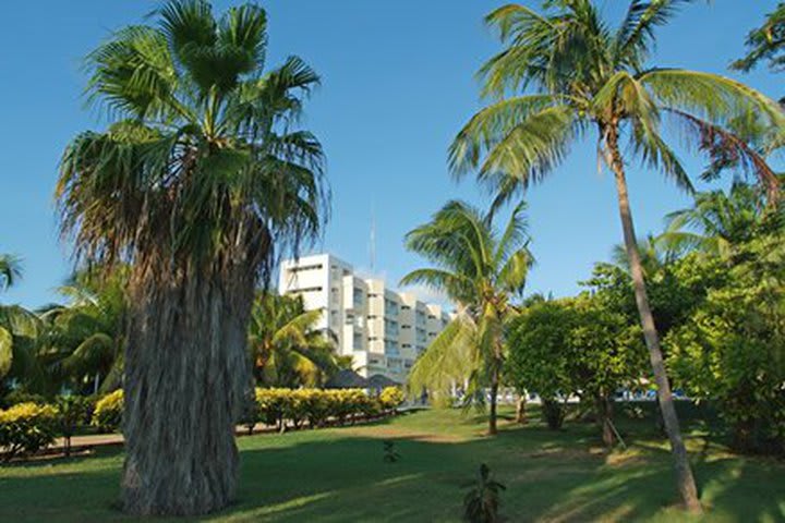 Facade of the hotel