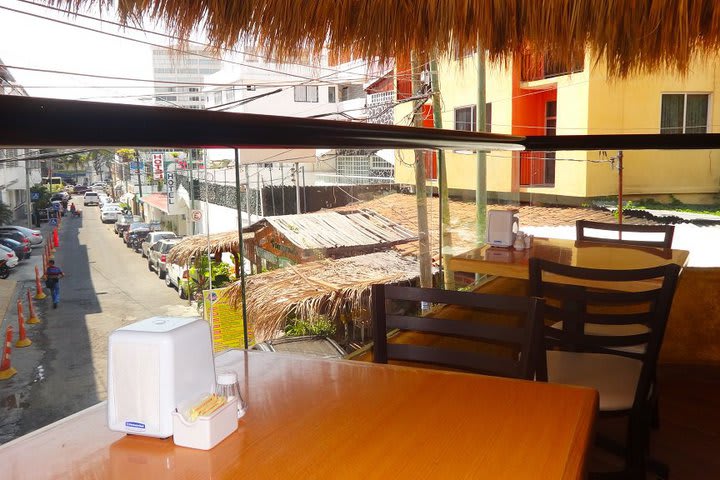 Balcony in the restaurant