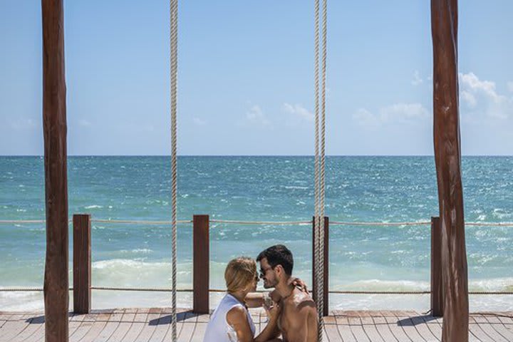 A couple on the beach