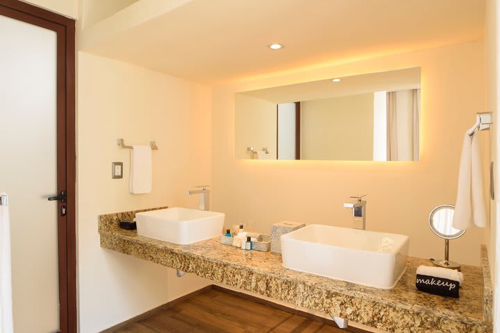 Bathroom in a penthouse suite