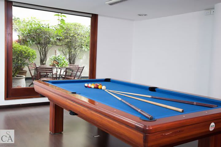 Billiards room