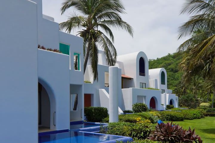 Vista de una piscina privada