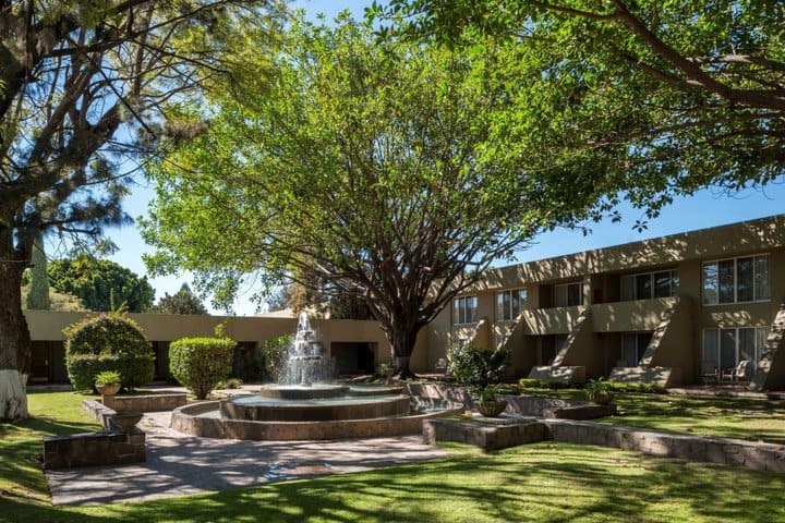 Gardens at the hotel