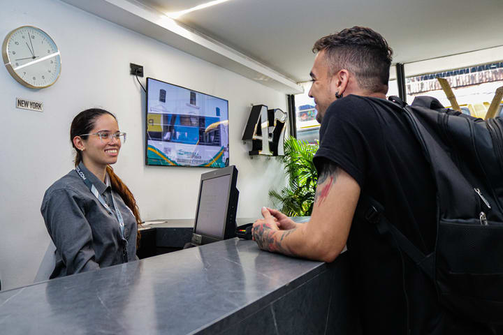 Front desk