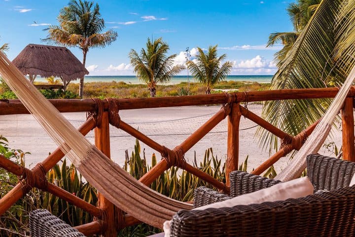 Some guest rooms offer ocean view