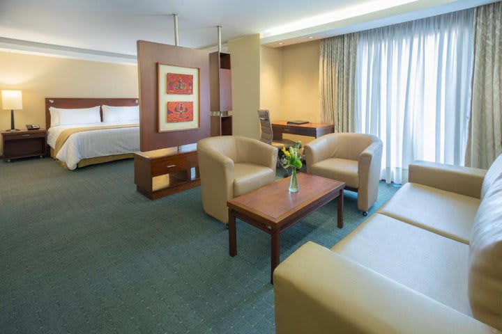 Sitting area of a junior suite