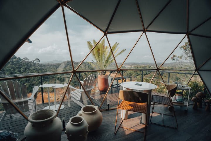 View from a dome