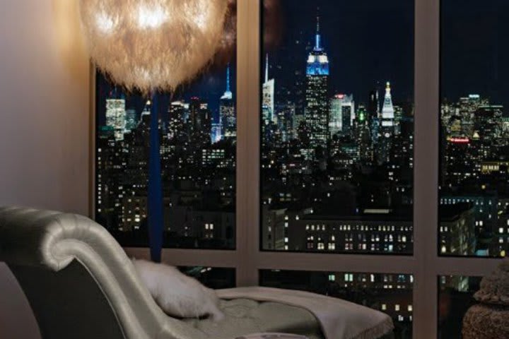 View of Manhattan from a guest room