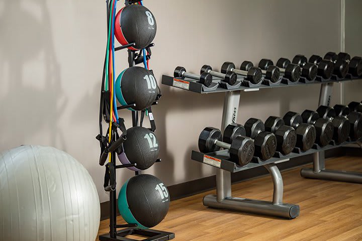 Equipment in the fitness center