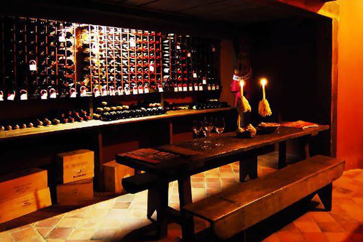 Wine cellar at Solar do Rosario, hotel in Brazil