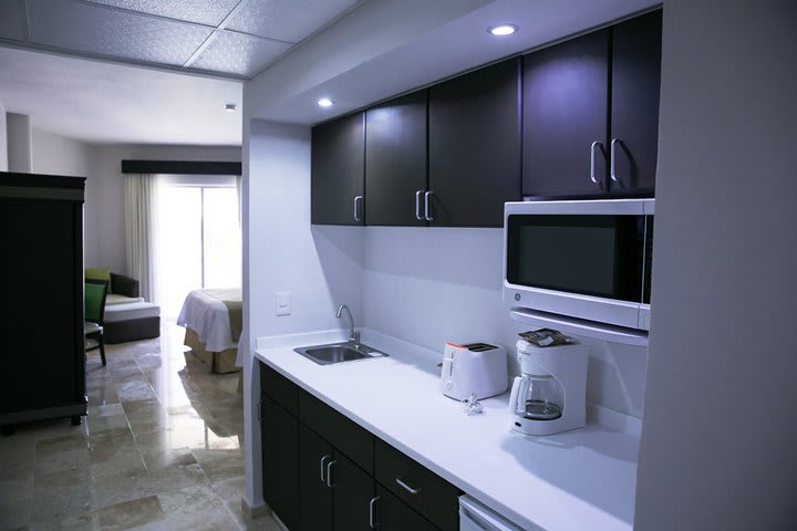 Kitchen of a suite