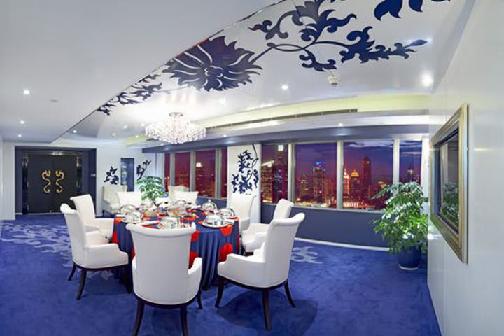 Salón para cena privada en el Jin Jiang Tower Shanghai