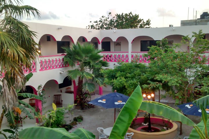 Hotel Los Arcos is near the beach on the island of Holbox