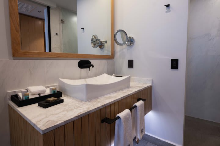 Interior of a private bathroom