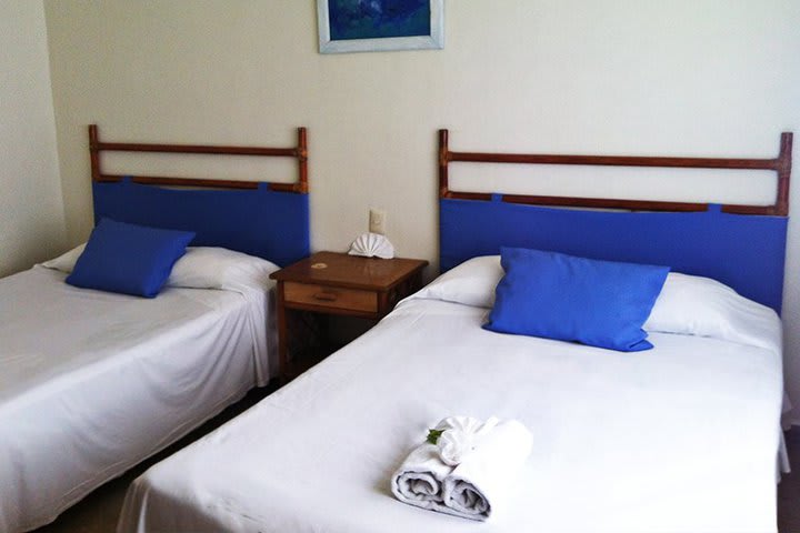 Guest rooms are fitted with air conditioning