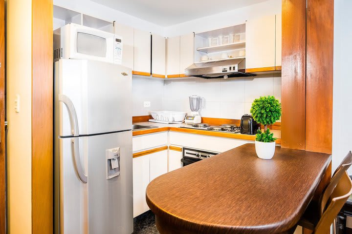 Kitchen in one of the superior apartments