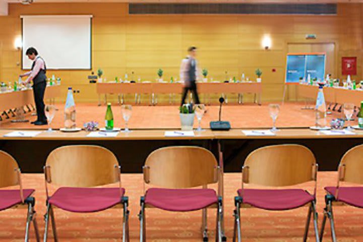 Meeting room at the Novotel Athenes hotel