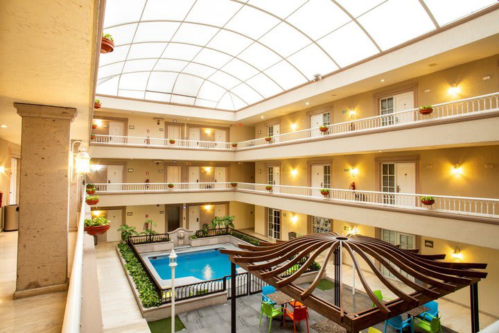 Interior of the hotel