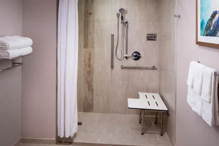 Bathroom for guests with disabilities