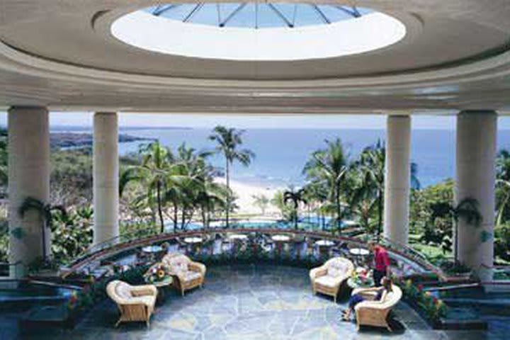 Sitting area at the Hapuna Beach Prince hotel