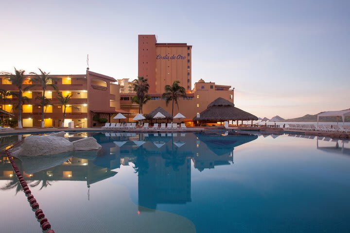 Night view of the hotel