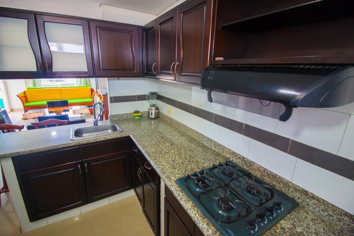 Cocina de una Apartamento con balcón 406BR