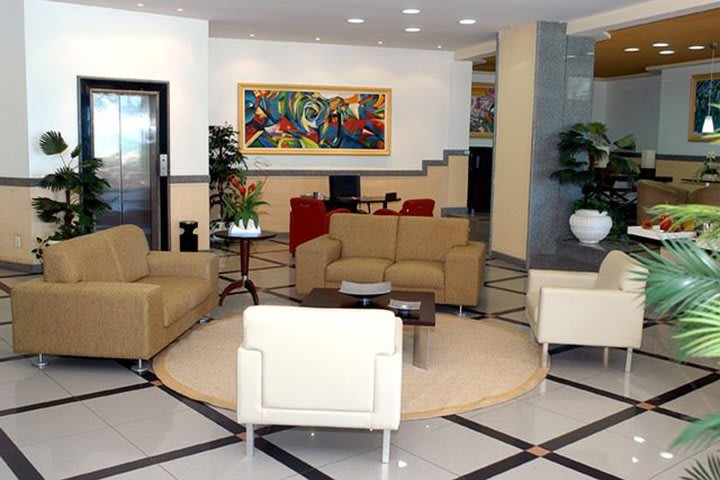 Lobby del Bahiamar Hotel en Salvador de Bahía