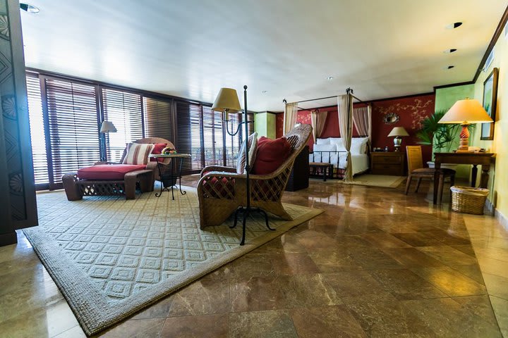 Penthouse suites at the Pyramid Tower are the most luxury at the resort