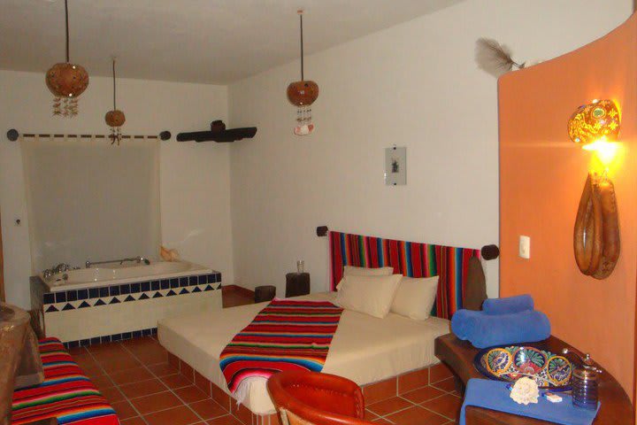 Master suite at Lo Nuestro Petit Hotel Tulum