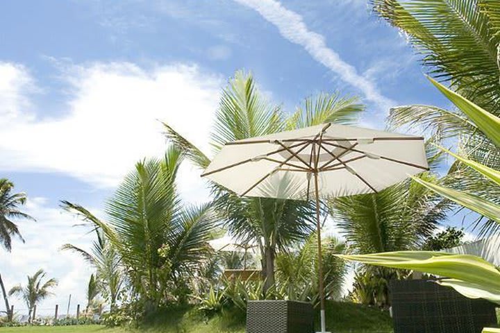 Garden at the Villa da Praia hotel in Salvador