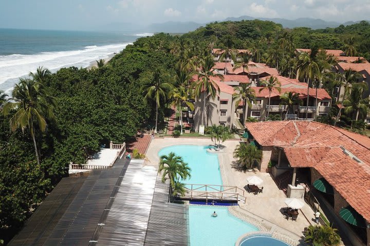 Vista de la piscina