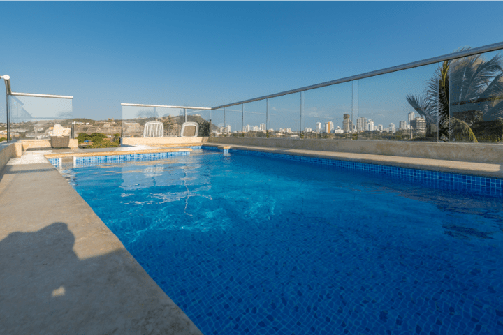 View of the pool