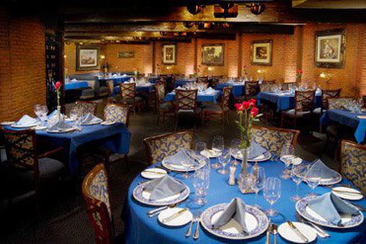 Hugo's Cellar restaurant at the Four Queens hotel serves gourmet cuisine