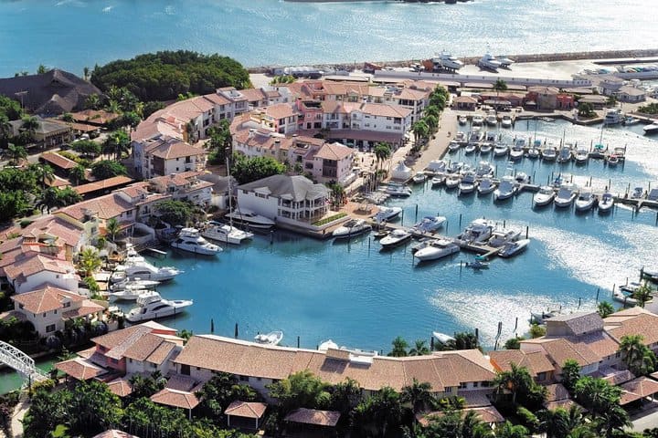 View of the marina