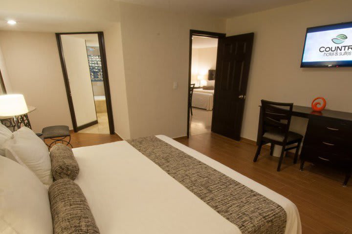 The master suites have two bedrooms