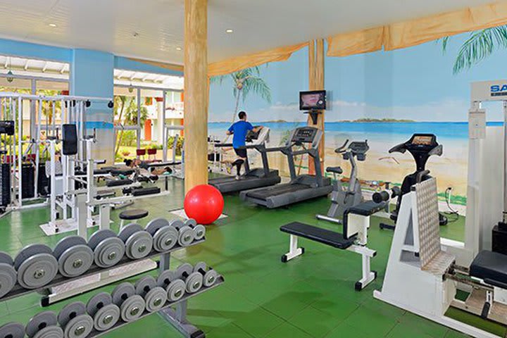 Equipped fitness center