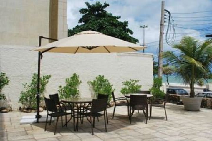 Terraza en el Hotel Barramares, cerca de Recife