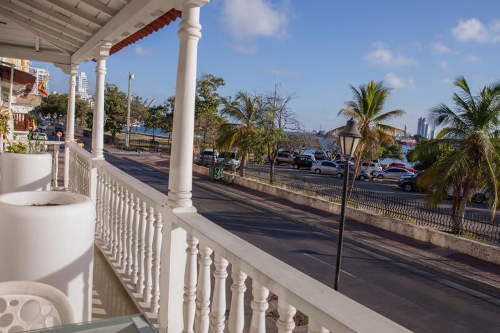 Terrace of the restaurant