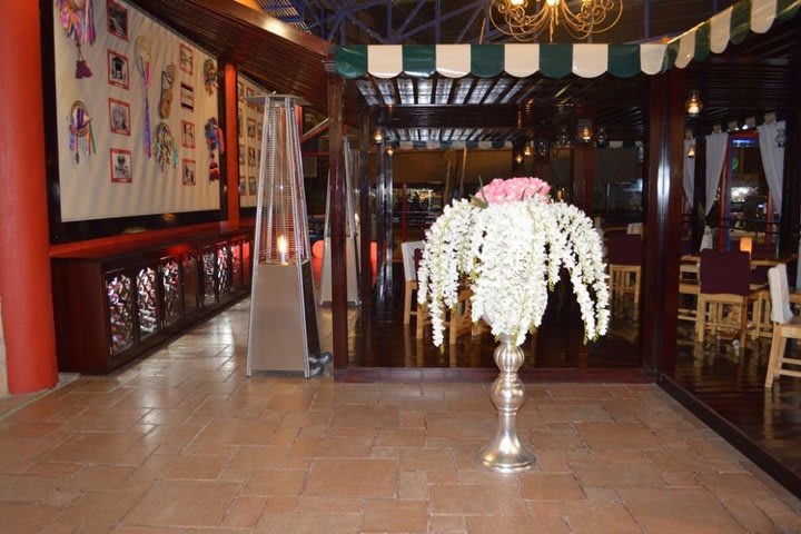 El restaurante del Hotel Azulejos se encuentra junto al lobby