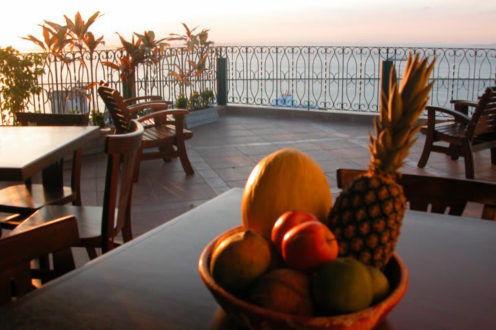 Vista desde la terraza del hotel Pousada do Pilar en Salvador de Bahía