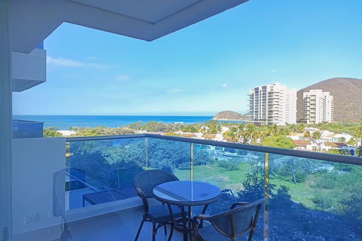 Balcón de un Apartamento de 3 dormitorios vista al mar - SM29