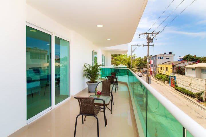 Balcony in a superior room