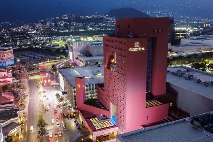 Night view of the hotel