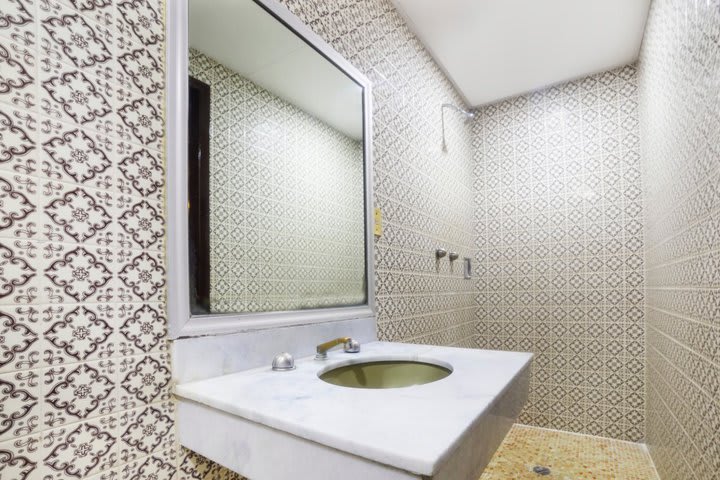 Interior de un baño