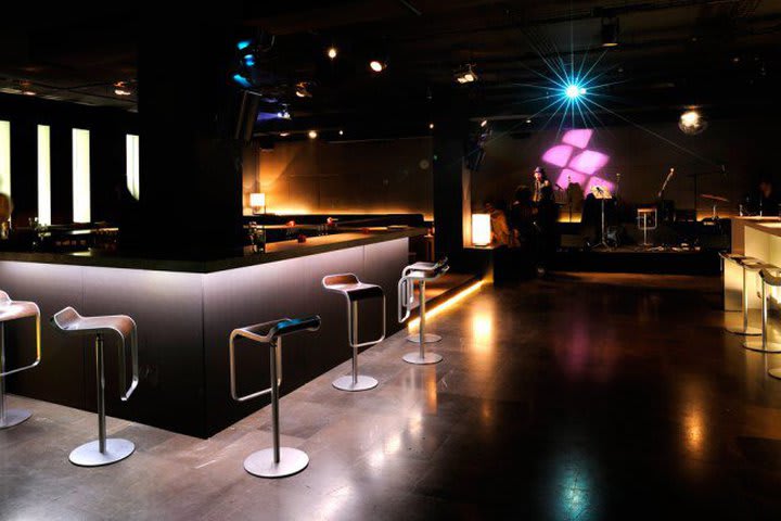 Night club at Hotel Omm in downtown Barcelona