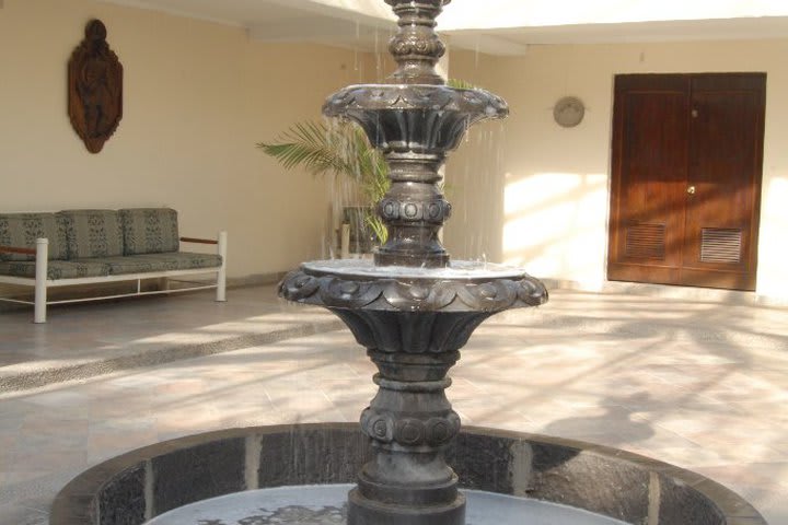 Fountain at the Real de Minas San Luis Potosi hotel near the historic center