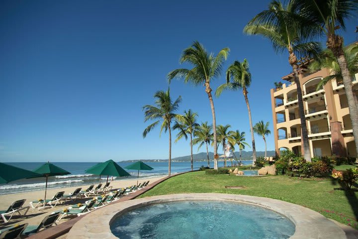 Jacuzzi frente al mar