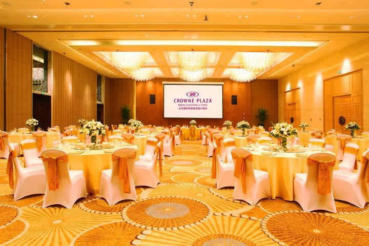 Meeting room at the Crowne Plaza hotel in Chaoyang, Beijing