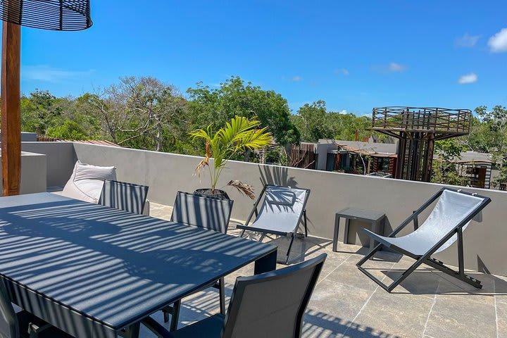 Terraza en el departamento Jungle Terrace